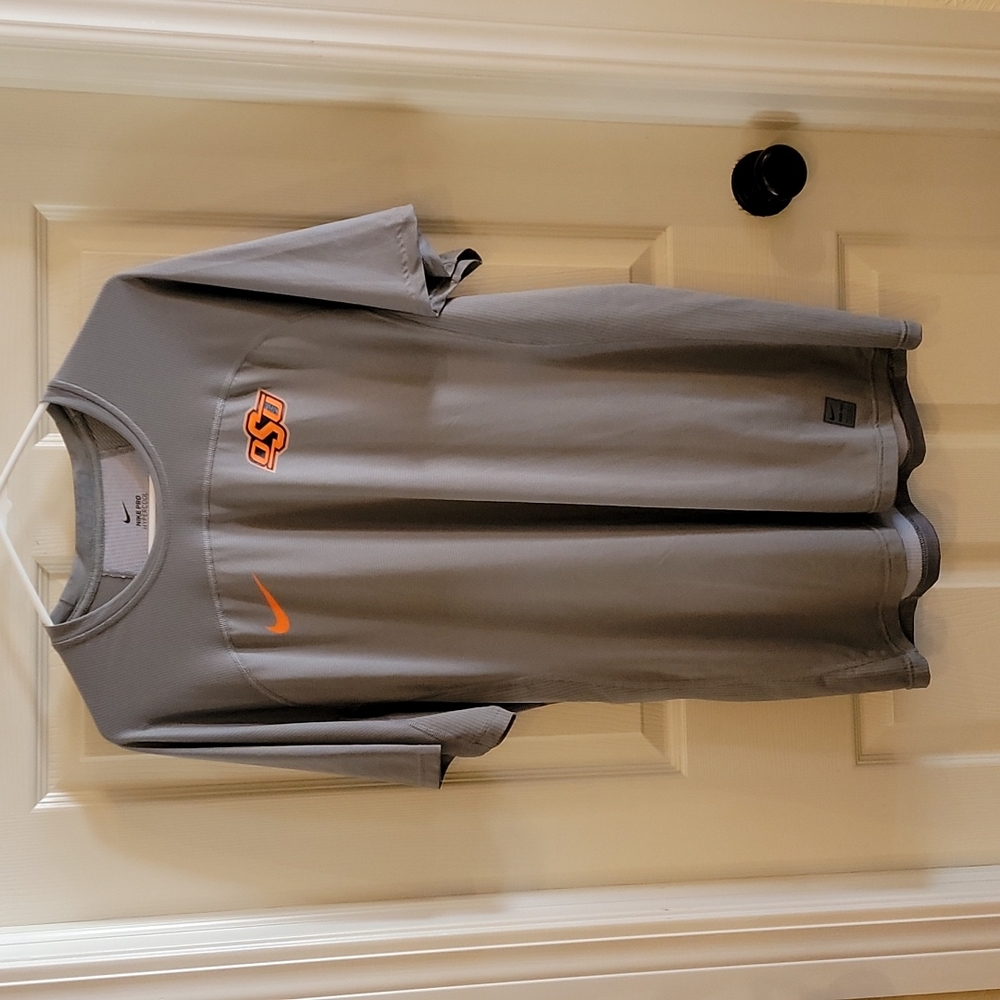 Mens, Nike, gray/orange, Oklahoma State University, NWOT